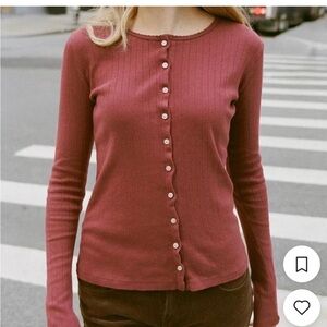 Brandy Melville Zelly Eyelet Cardigan